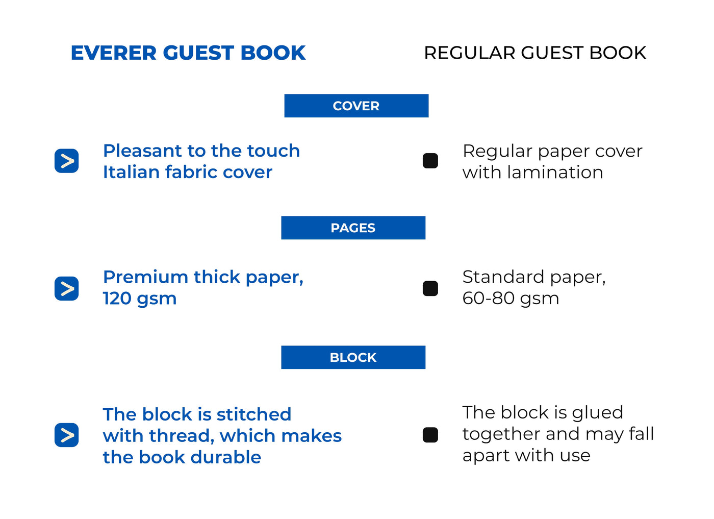 Classic Guest Book | Design F1-F9