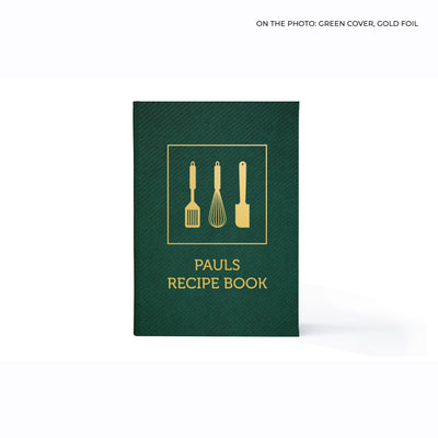 Color Hardcover Recipe Book | Design P1