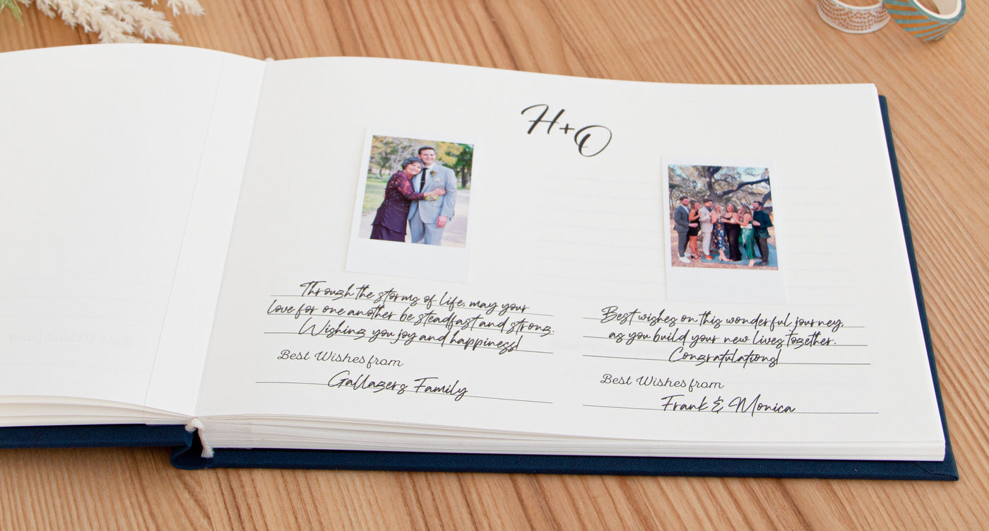 Wedding Photo Guest Book | Design D1-D9