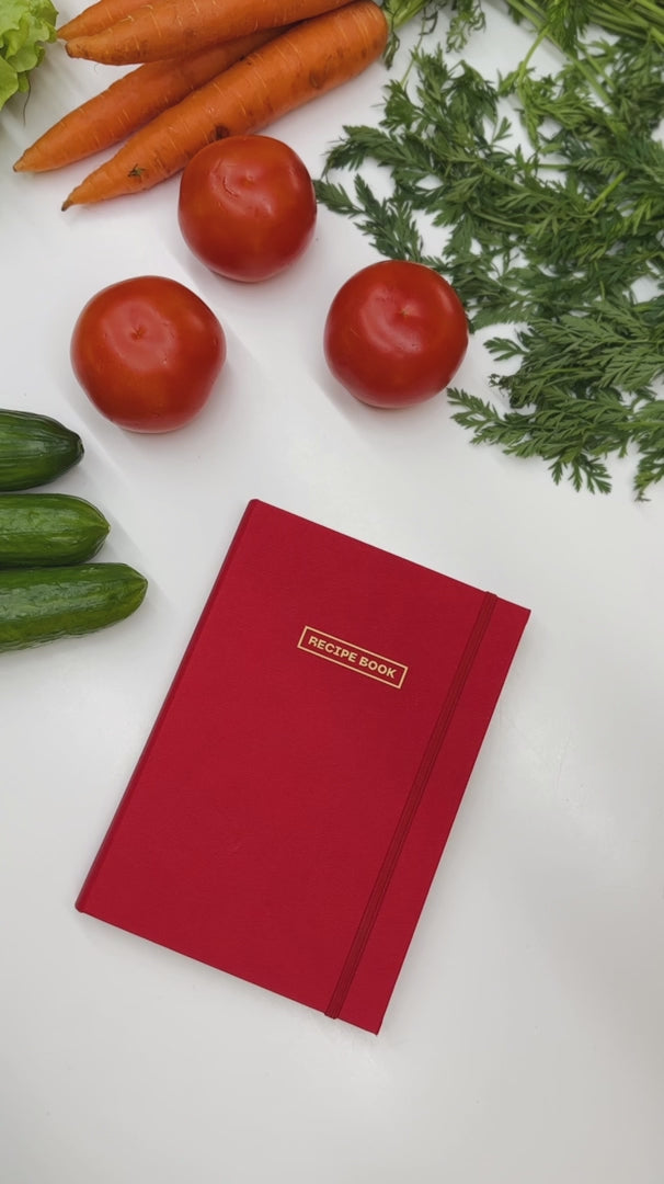 Color Hardcover Recipe Book | Design R5